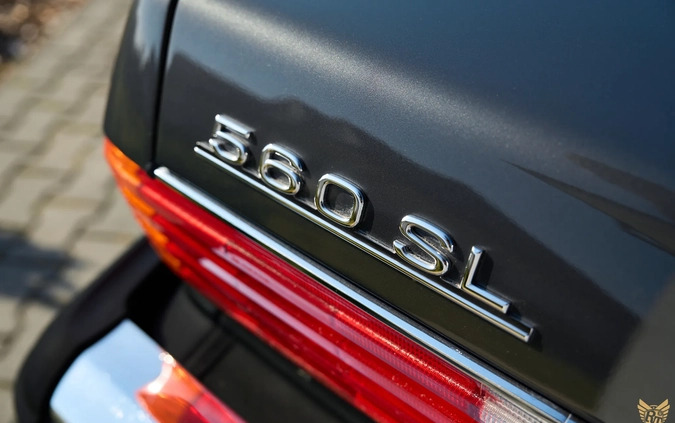 Mercedes-Benz SL cena 119000 przebieg: 166240, rok produkcji 1986 z Słubice małe 596